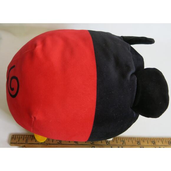 DISNEY Tsum Tsum Mickey Mouse Plush Stuffie 8" Soft Pillow Red Black Stuffed Toy - Picture 14 of 14